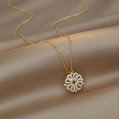 2-in-1 Four-Leaf Clover Necklace